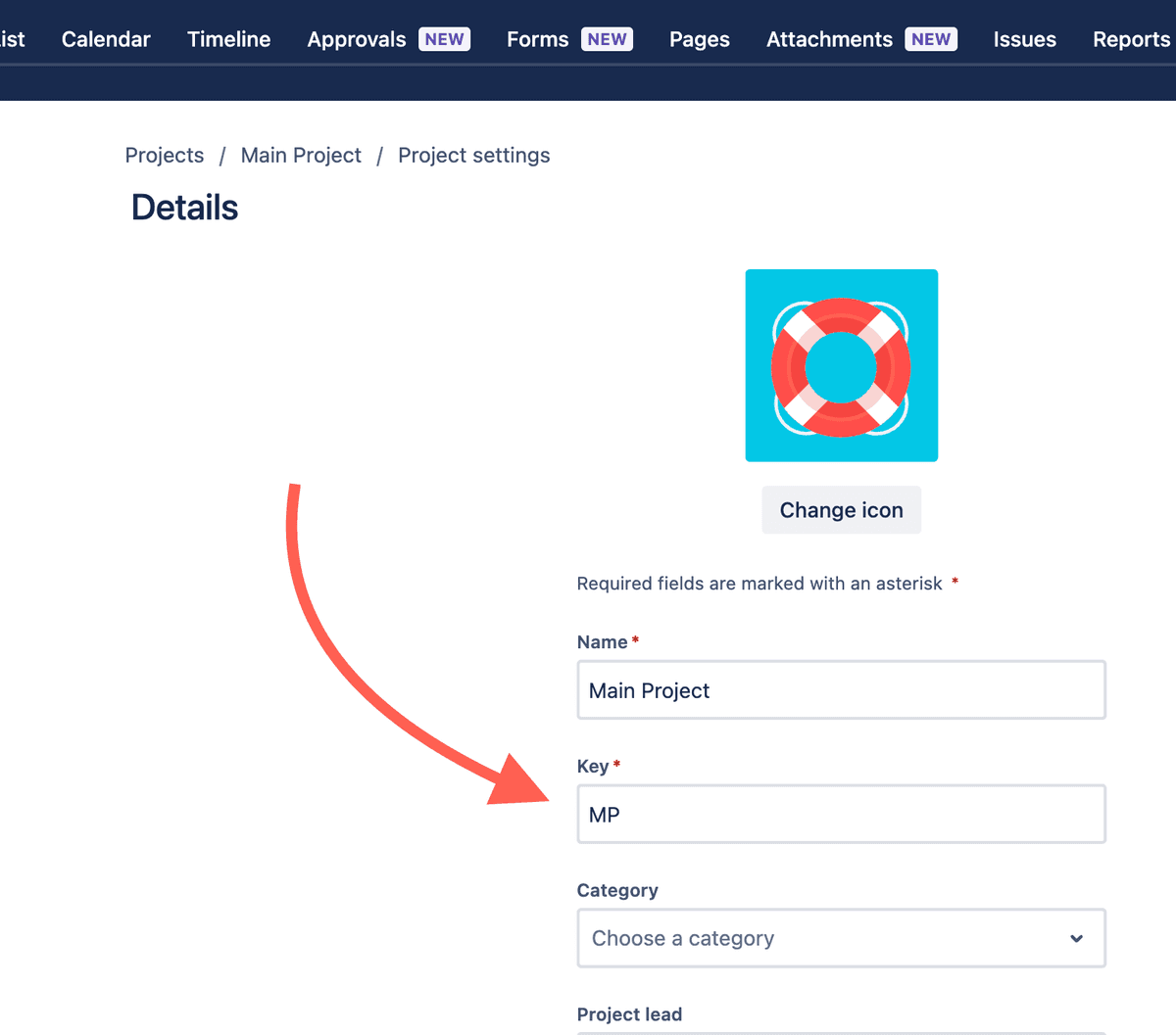 jira screenshot key