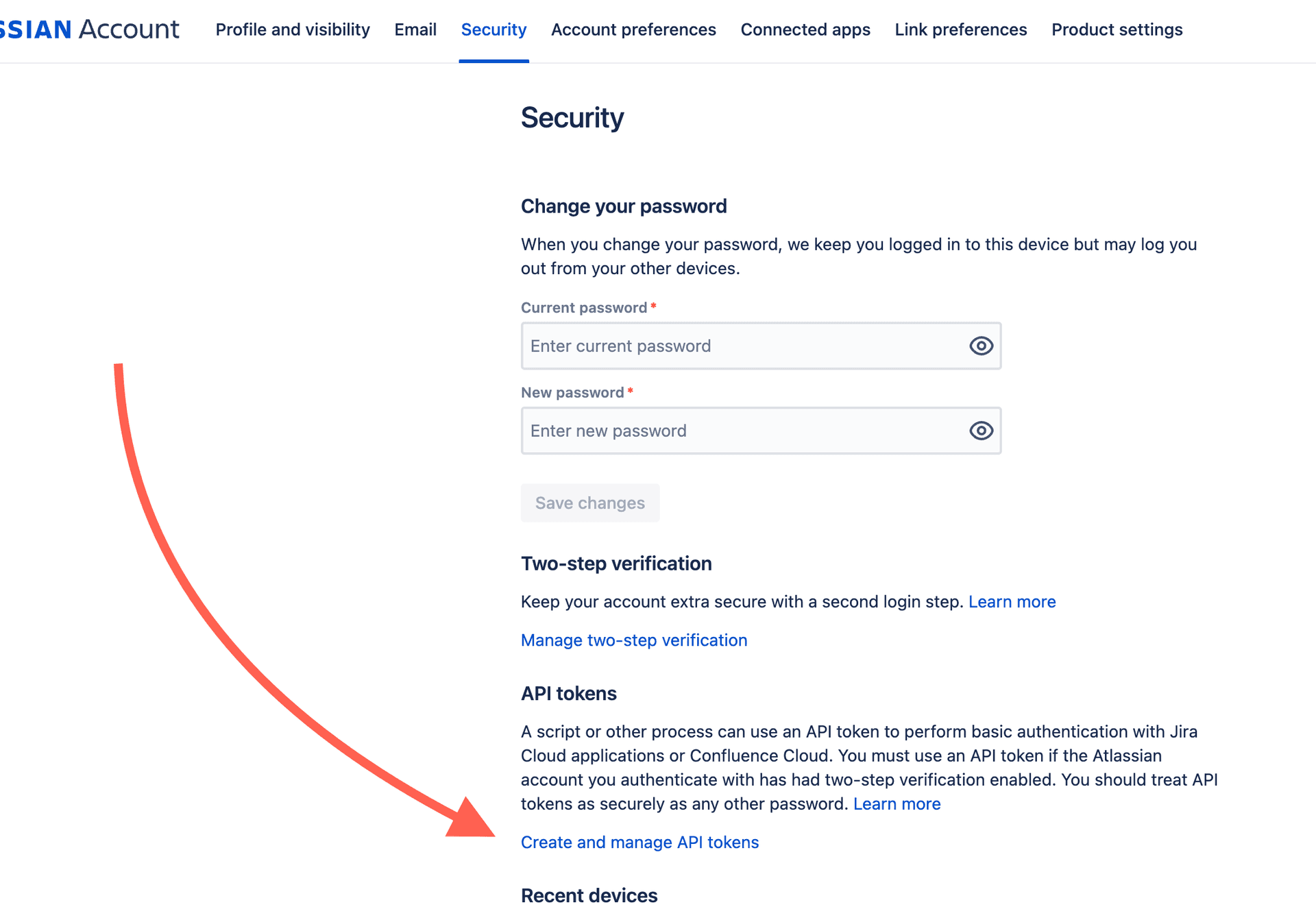 jira security section
